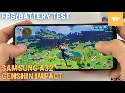 Samsung Galaxy A32 Genshin Impact Gaming test | Helio G80, 90Hz Display