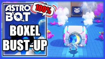Astro Bot - Boxel Bust-Up 100% - All Bots & Puzzle Pieces (All Collectible Locations)
