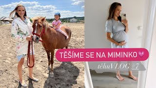 POSLEDNÍ DNY S BŘÍŠKEM 🤰| loučení s koňmi | stavební update - montáž žaluzií | Mimi&já