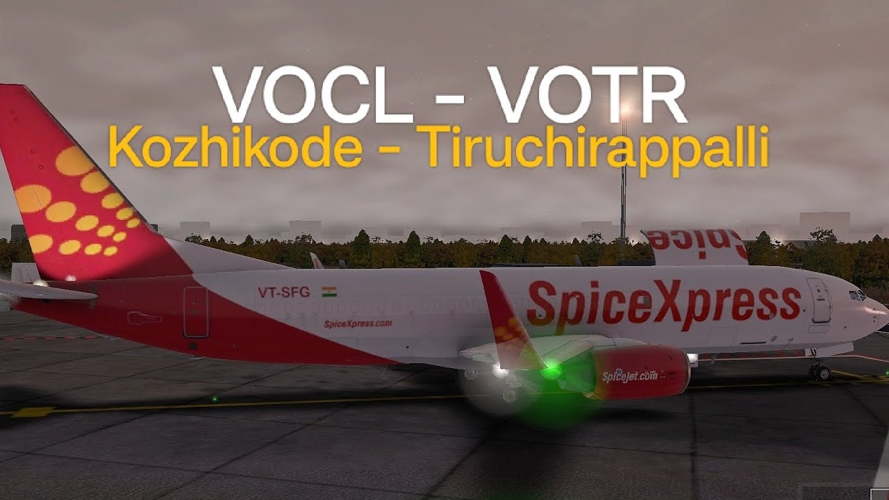 SpiceXpress Cargo Flight ✈️, Kozhikode to Tiruchirappalli | Real Flight Simulator Pro