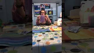 Making painted paper - creating resources to use for FREE