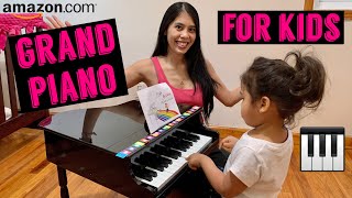GRAND PIANO | Amazon toy unbox, assemble & review | What is the best grand piano for kids beginners screenshot 2