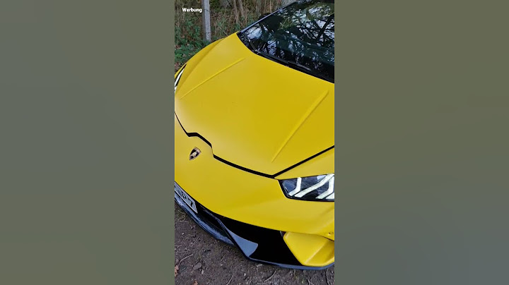 Mein Lamborghini Motor ist weg :(