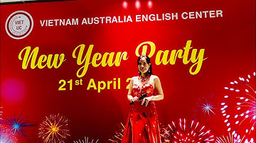 MC THIÊN TRANG dẫn show sự kiện song ngữ Trung Tâm Anh Ngữ Việt Úc