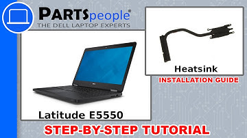 Dell Latitude E5550 CPU Heatsink Replacement Video Tutorial