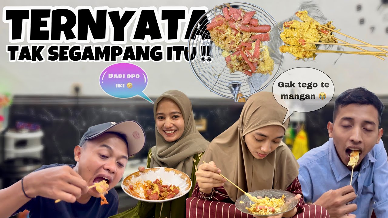 NIAT BIKIN TELUR GULUNG MALAH JADINYA HANCUR !!!! (rasanya hmmm .....)