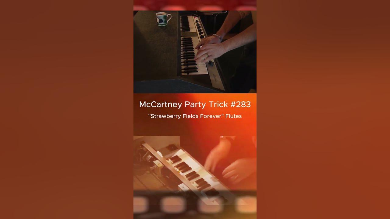 McCartney plays "Strawberry Fields Forever".     #beatles #paulmccartney