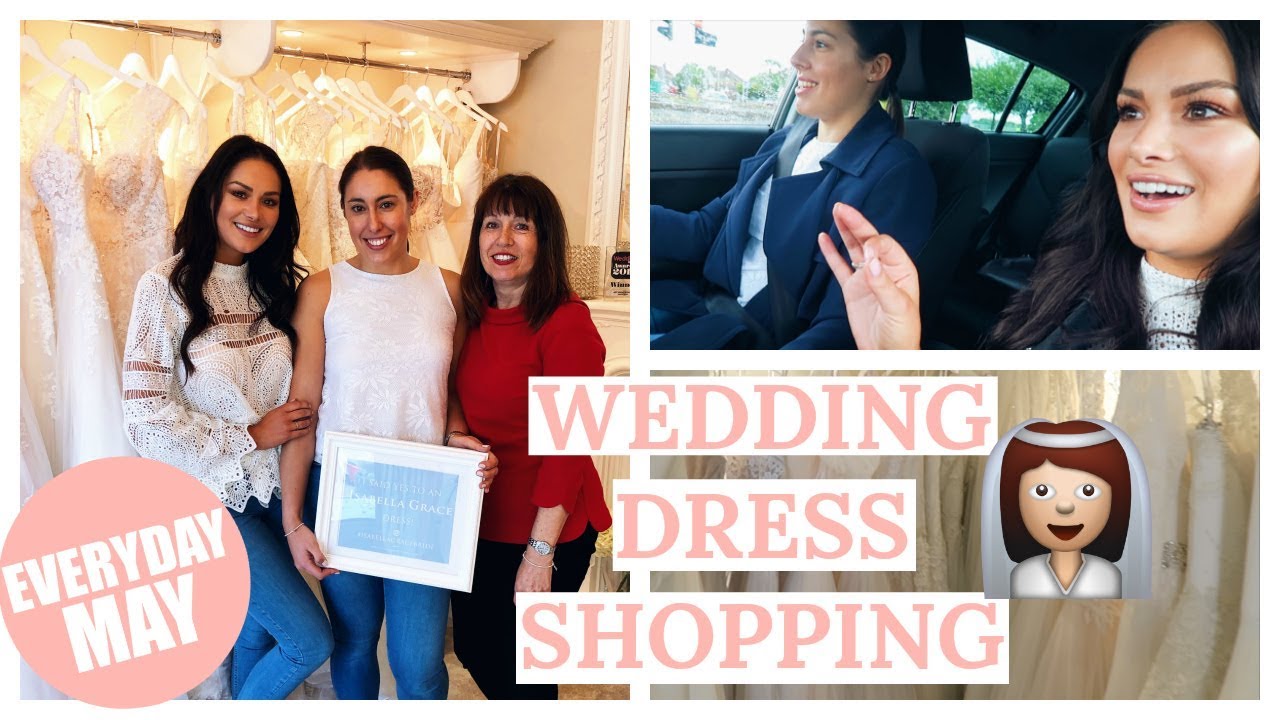 DRESS SHOPPING FOR MY BEST FRIENDS WEDDING - Everyday May | Beauty's Big Sister - YouTube
