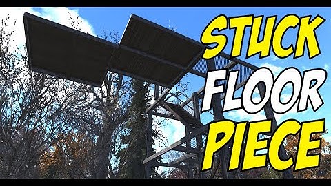 Deleting Stuck Floor Pieces - Fallout 76 CAMP Building Tips & Tricks