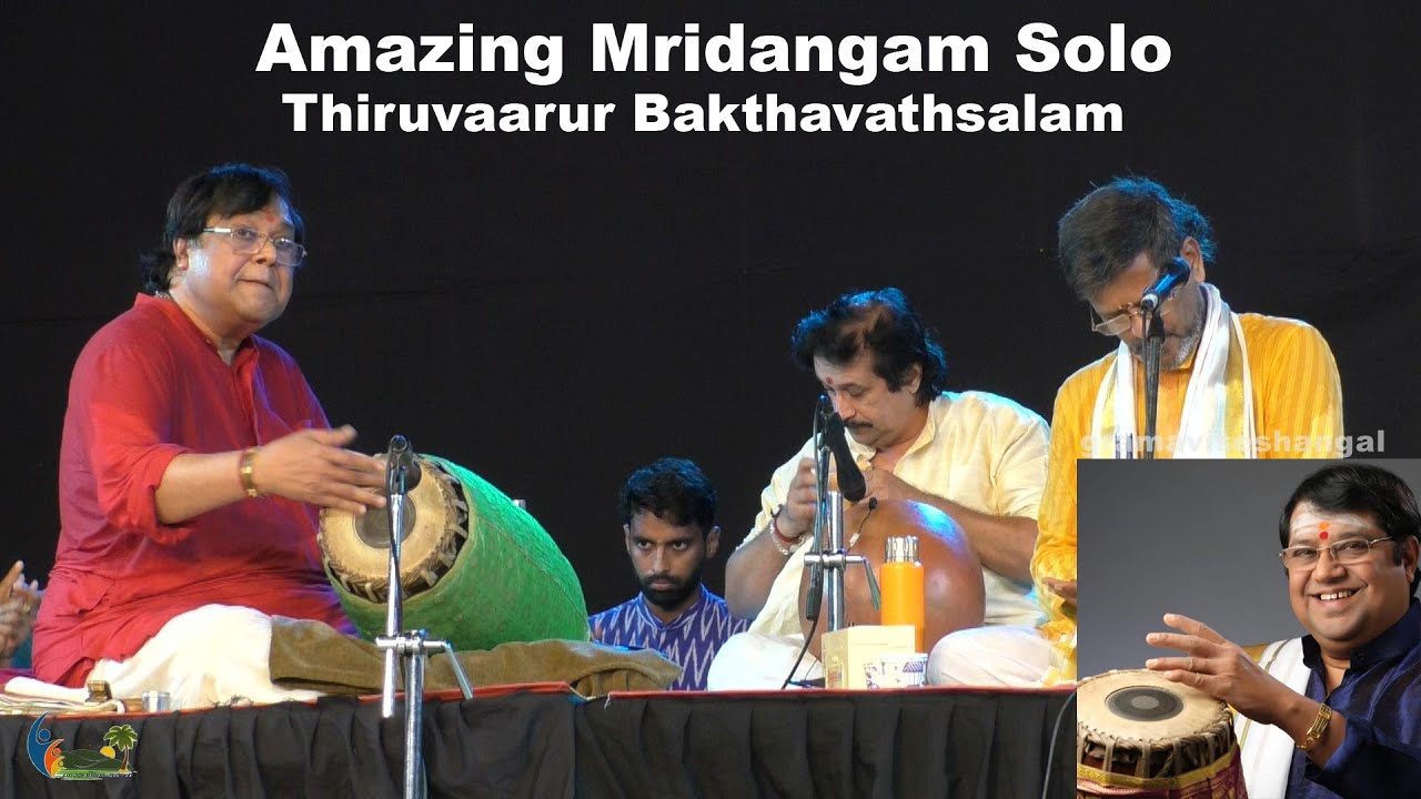 Amazing Mridangam Solo by Thiruvaarur Bakthavathsalam l Best Mridangam Moments l gramaviseshangal l