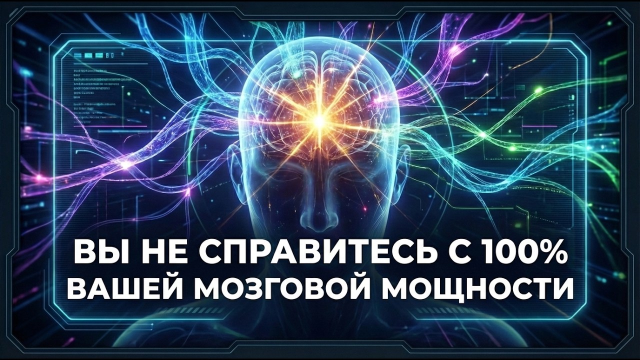 Работа мозга на 100% - вредна для человека. ИИ смоделировал