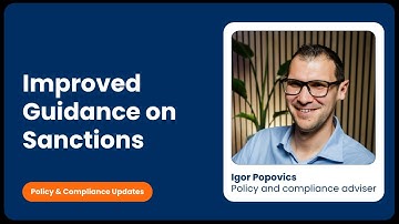 Improved Guidance on Sanctions