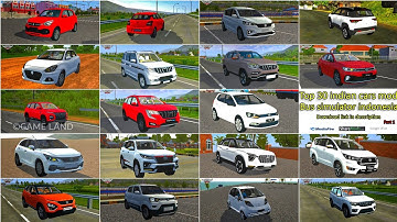 Top 30 Indian cars mod for bus simulator Indonesia _ bussid mods _free download #1