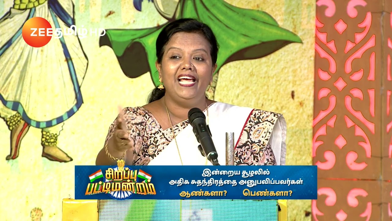 Zee Tamils Independence Day Special Menu  Monday August 15 at 930 am