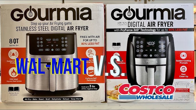 Gourmia 6 QT/5.7 L Digital Air Fryer AeroCrisp TM Technology for
