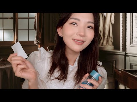 ASMR お見合いでしくじってしまったお嬢さんをために化粧を落としてあげますわ🥺