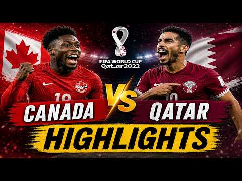 Canada vs Qatar 🤯 Unbelievable World Cup Highlights!