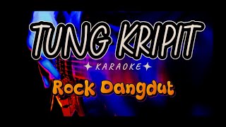  Tung Kripit  Rhoma Irama  Karaoke Lirik Nada Pria  Versi Rock Dangdut