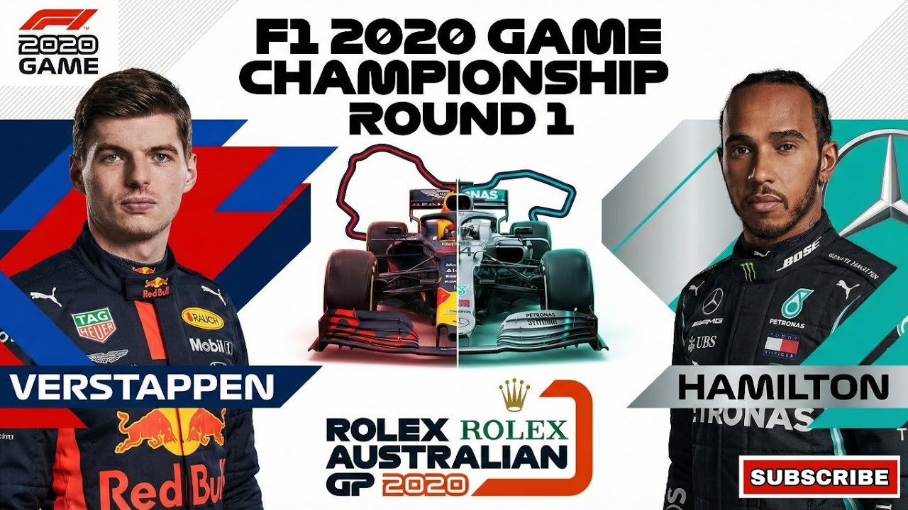 F1 2020 Gameplay - Round 1: Australian GP (Max Verstappen vs Lewis Hamilton)