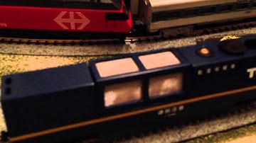 N scale track cleaning car