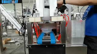 Tray denester automatic tray packaging machine