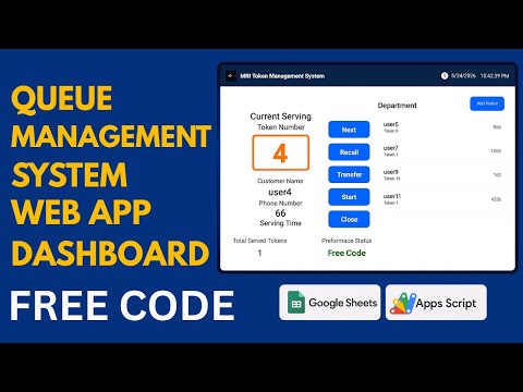 Build a Queue Management System with Google Apps Script & Sheets | D16
