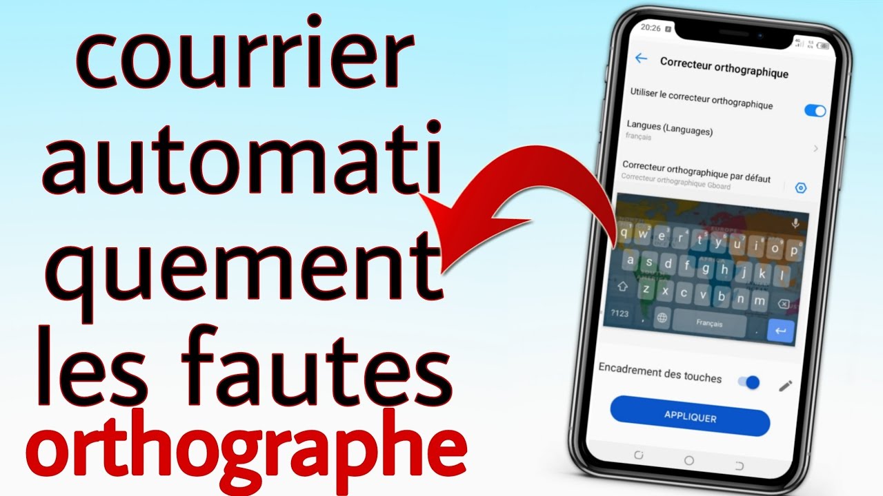 Comment Corriger automatiquement les fautes d'orthographe - YouTube