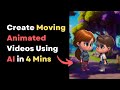 Create Moving Animated Videos Using AI for Free in 4 Minutes | Chat-GPT | Leonardo AI | How To