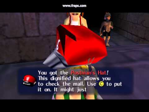 The Legend Of Zelda Majora's Mask getting the postman mask - YouTube
