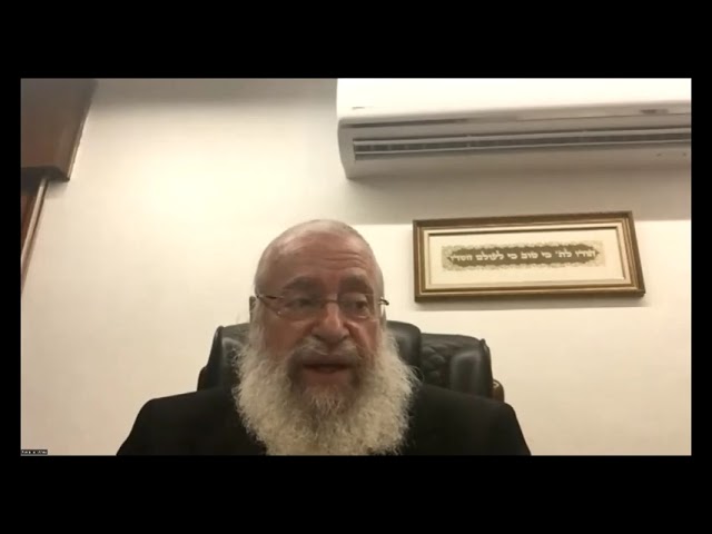 Siege in Halacha & Other War Related Questions | Shiur By Rav Asher Weiss Shlit"a