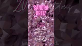 Invitacion Digital Cumple 20 años