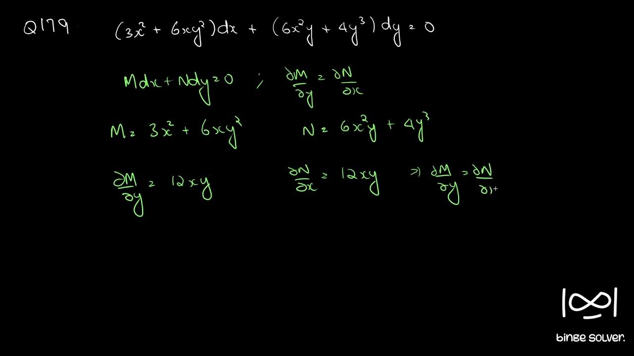 q179-find-solution-3x-2-6xy-2-dx-6x-2y-4y-3-dy-0-youtube