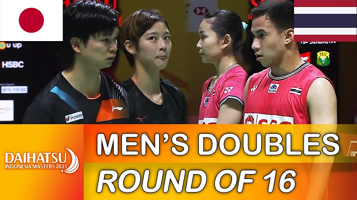 DAIHATSU Indonesia Masters 2025 ｜ Puavaranukroh/Paewsampran (THA) VS Watanabe/Taguchi (JPN) ｜ R16