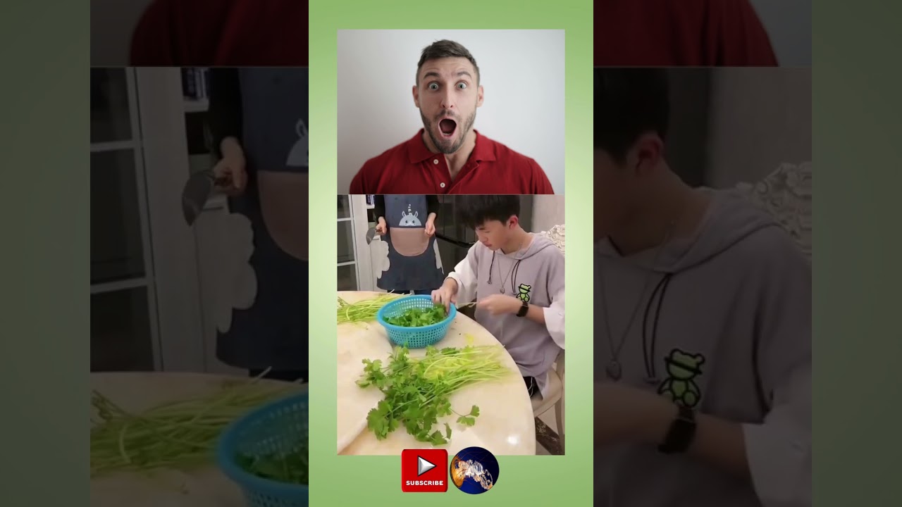 Stripping Cilantro Fast🌿👌🏼😍 