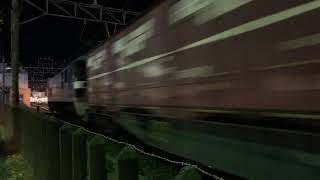 12月16日　深夜の東海道貨物　3時38分　1098レ　名古屋タ〜倉賀野　［新］A206   EF210-143