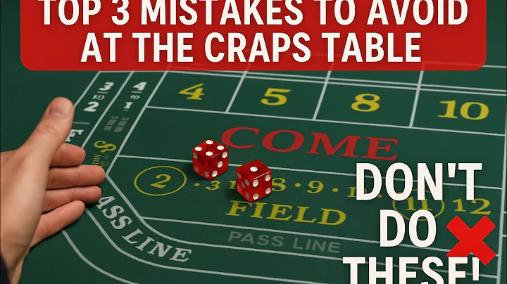 Top 3 Mistakes to Avoid at the Craps Table 🎲❌ | Don’t Do These!