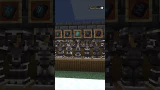 All Minecraft Netherite Armor Trims with Quartz – Full Showcase! #minecraft #trims #shorts