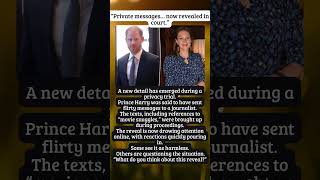 Prince Harry’s Flirty Texts Revealed in Privacy Trial 😳