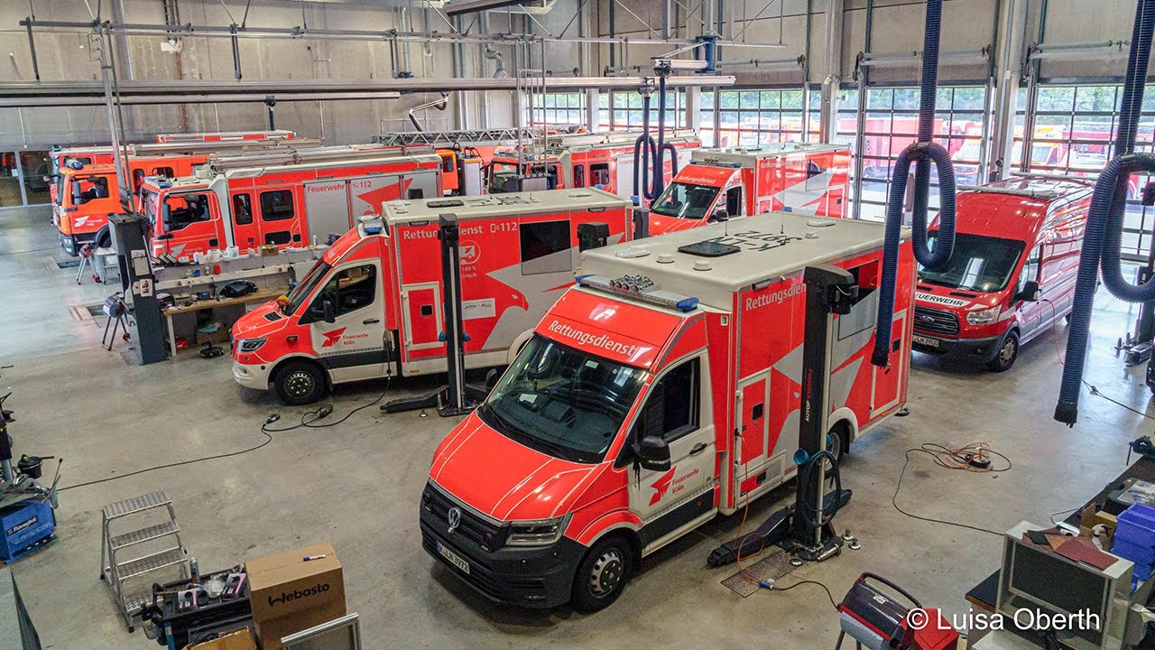 Das Feuerwehrzentrum Kalk im EM-Einsatz