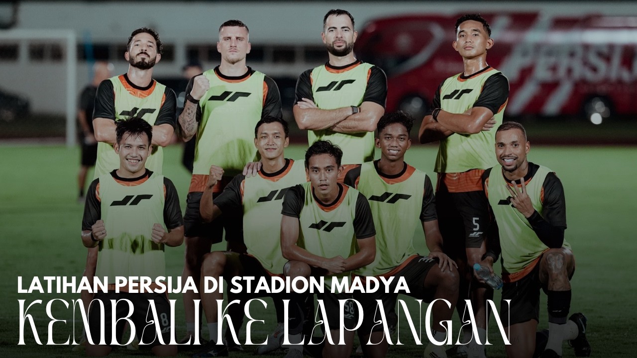 KEMBALI KE SENAYAN! Recovery Training Persija di Stadion Madya | Training Drill