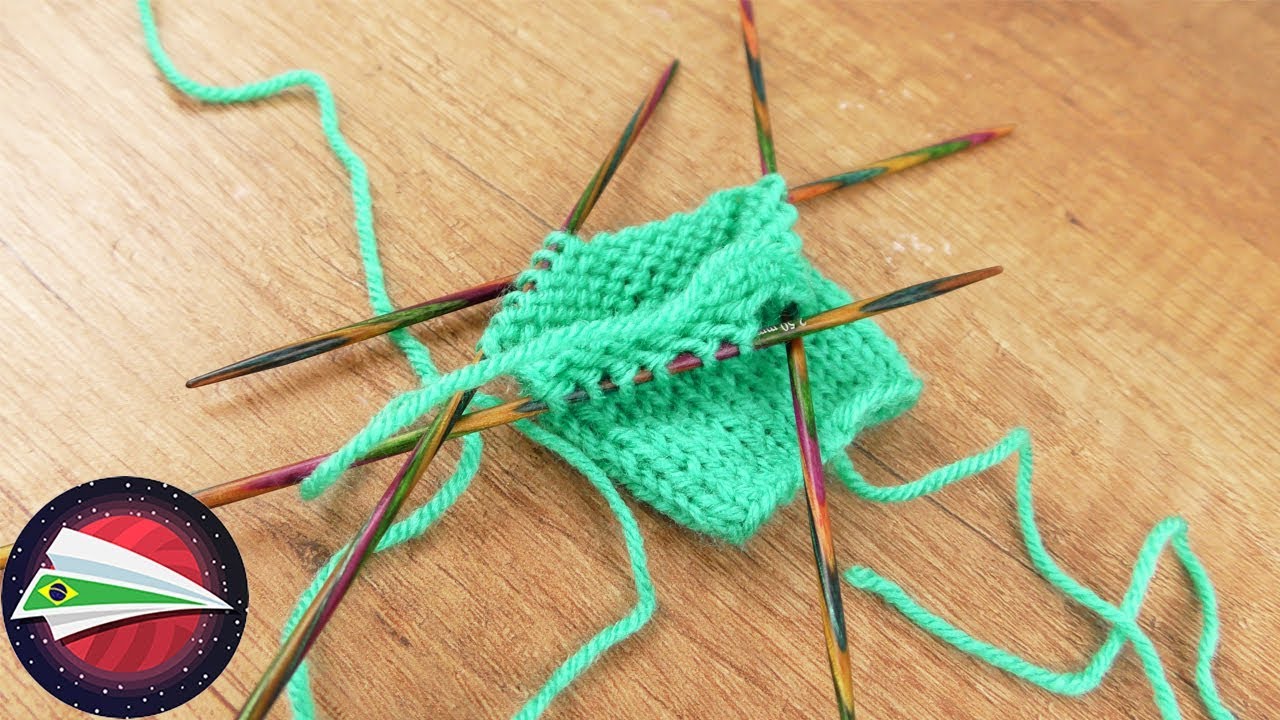 Tricot com várias agulhas | Básico para meias e toucas | Aprendendo Tricot