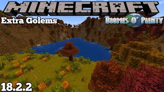 EXTRA GOLEMS MOD BIOMES O PLENTY UPDATE - MINECRAFT 1.18.2 (MOD SHOWCASE) VERSION 18.2.2