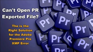 This is the Right Solution for the Adobe Premiere Pro Exported File Error (XMP Error)