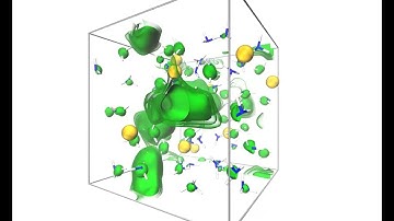 5 Dielectrons in liquid ammonia, full length, rotation view