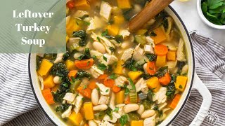 Easy Leftover Turkey Soup by Eat the Gains 153 views 1 year ago 4 minutes, 52 seconds