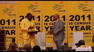 President Jacob Zuma receives the first Census 2011 Results, 30 October 2012