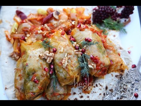 Vegan Tolma Recipe with Lentils - Armenian Cuisine - Heghineh Cooking Show