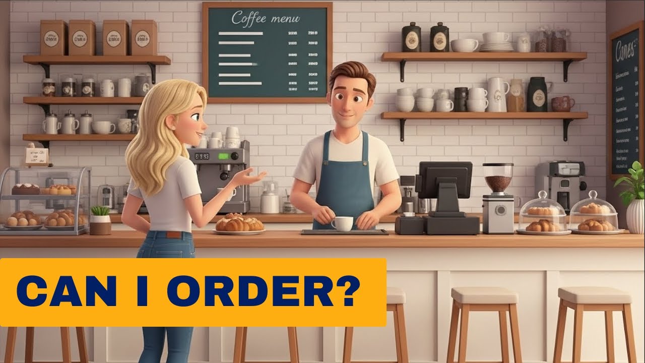 Ordering Coffee in English (Real Life Practice for Beginners) | Easy English Conversation