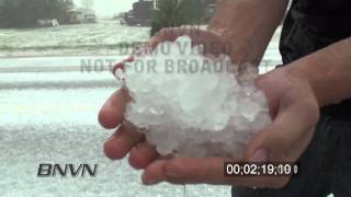 5/15/2010 Campo, CO Insane huge hail storm video