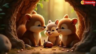 Full Sharing is Caring ❤️ | Kids' Moral Tale | The Greedy Squirrel 🐿️ | A Short Moral Story for Kids Guide